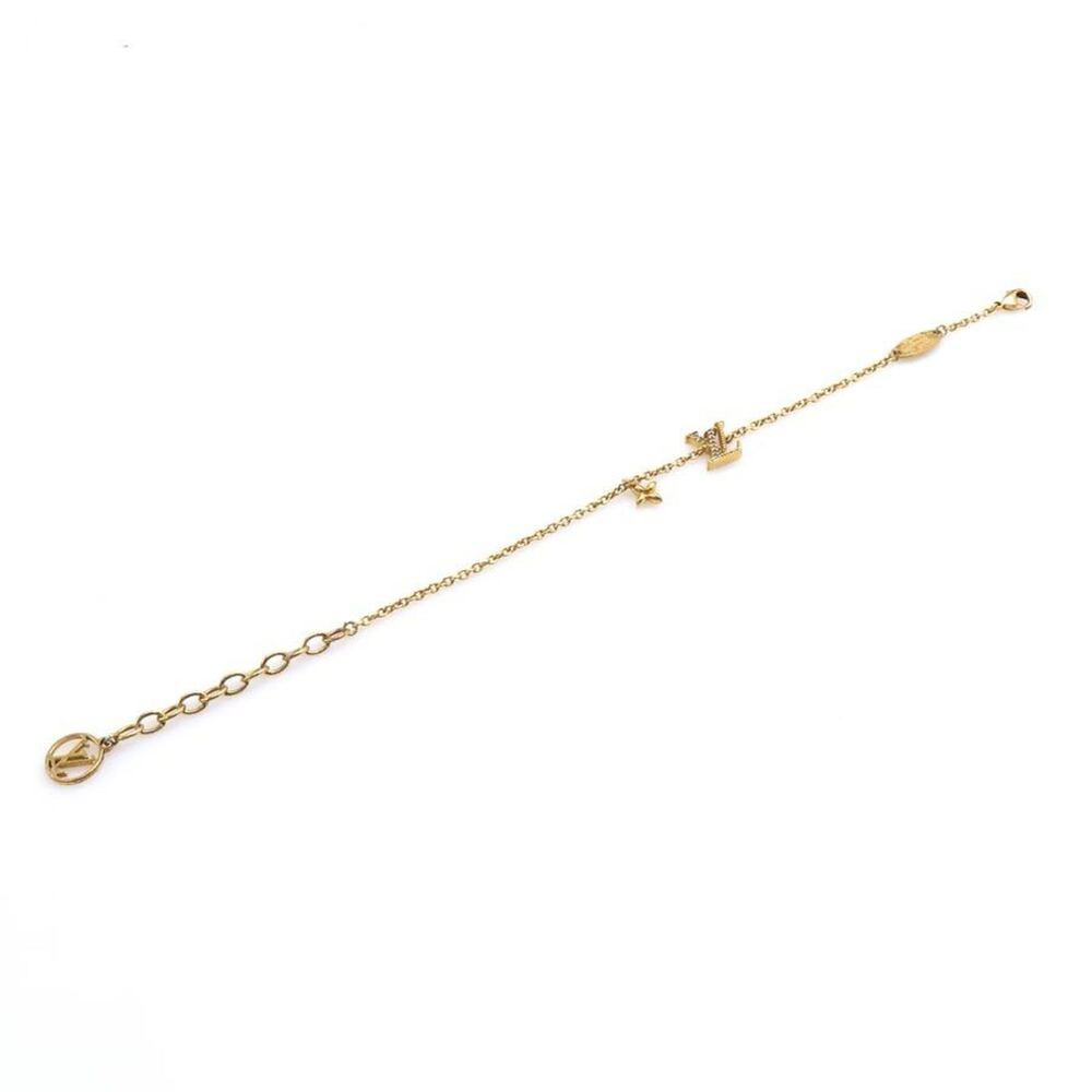 LOUIS VUITTON Gold Charm Bracelet - Picture 9 of 11